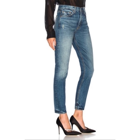 ⭐️HP⭐️Sz27P GRLFRND Karolina distressed denim in “Close to You” colour EUC - Picture 2 of 14